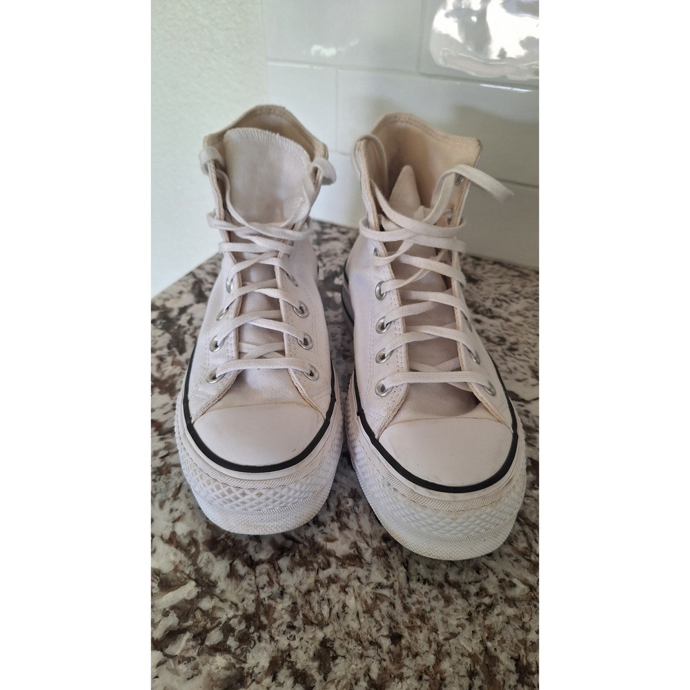 Converse Chuck Taylor All‎ Star Platform High White/Black Women Size 7